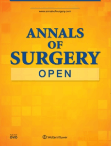 Cover image of "Annals of Surgery Open"