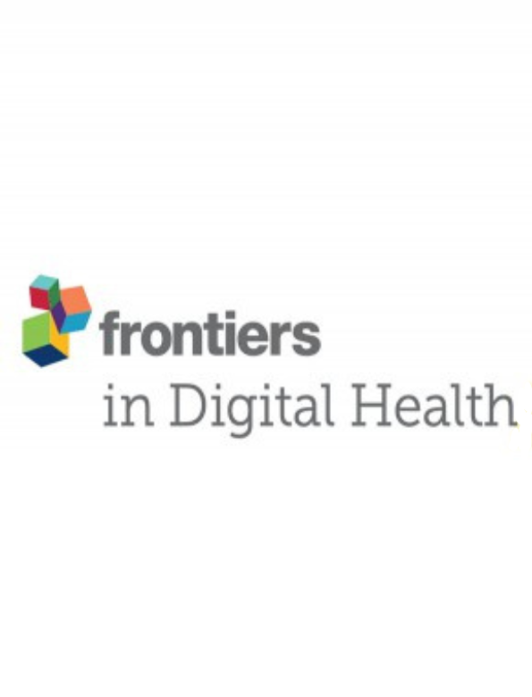 Cover image of "Frontiers in Digital Health"