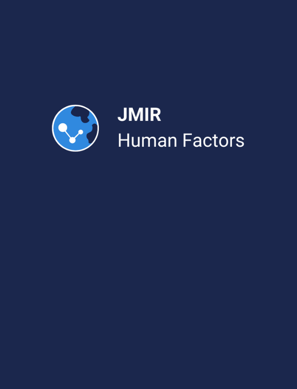 Cover image of "JMIR Human Factors"