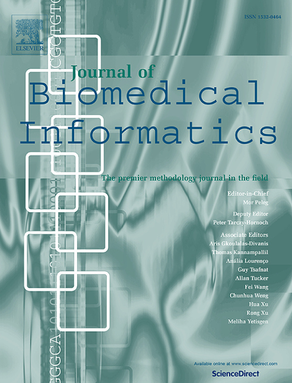 Cover image of "Journal of Biomedical Informatics"