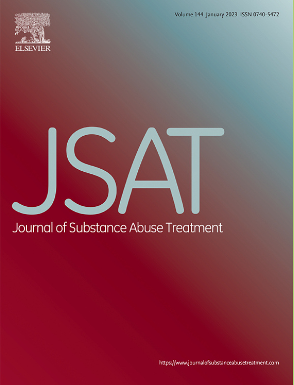 Cover image of "Journal of Substance Abuse Treatment"